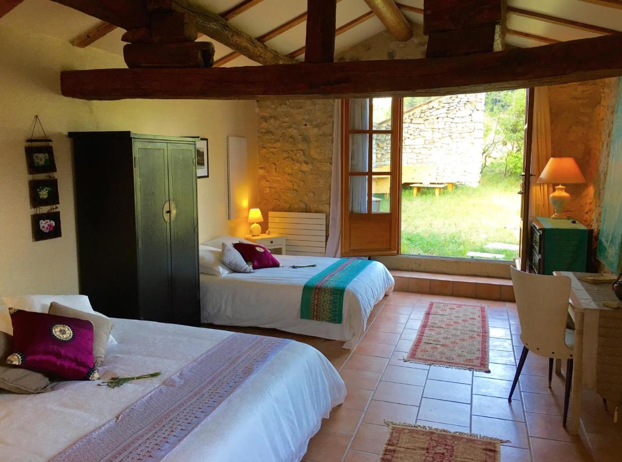 Bed and Breakfast Le Jas Du Mont Ventoux Sault Exterior foto